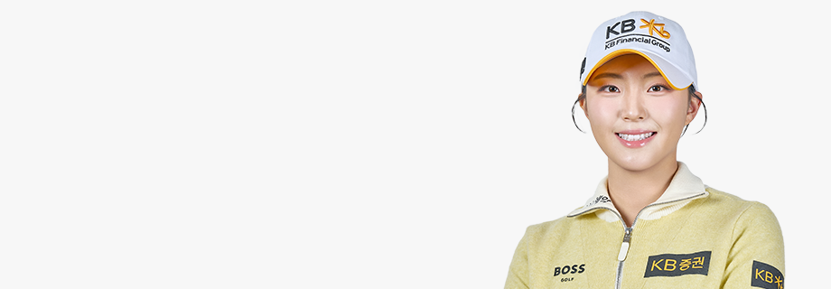 박예지 프로골프 선수의 초상화 사진입니다