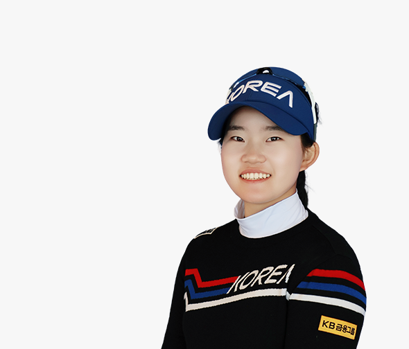 The portrait photo of professional golfer Su Min Hong