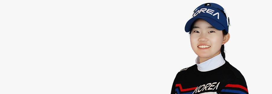 The portrait photo of professional golfer Su Min Hong