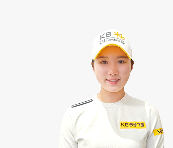 The portrait photo of professional golfer Yeon Seo Kim