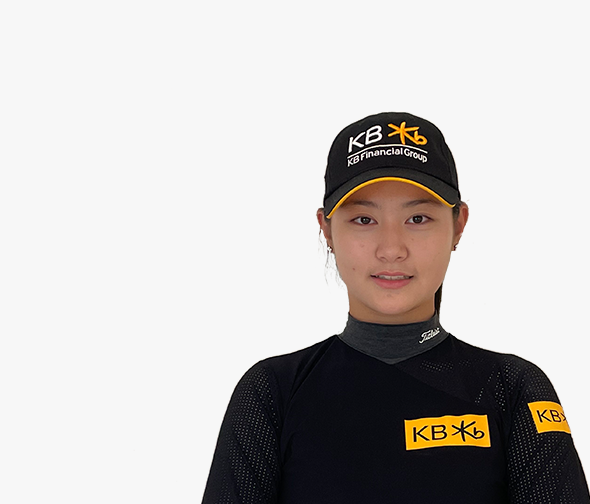 The portrait photo of professional golfer Dagam Yoon