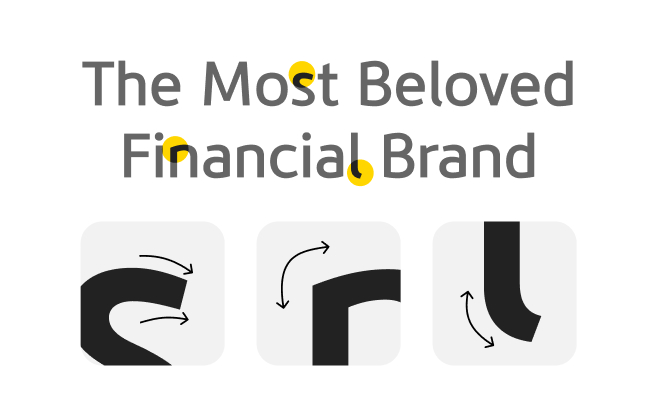 English font for the  body text of KB Financial Group