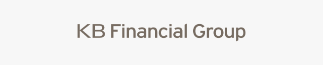 English logo type of KB Financial Group