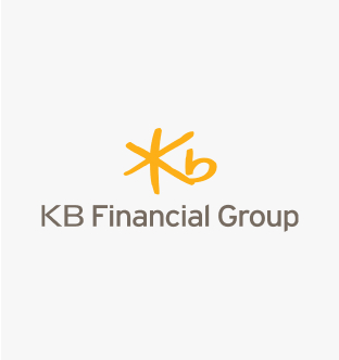 English signature top and bottom combination of KB Financial Group