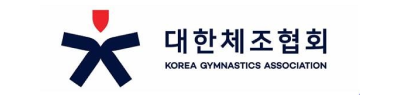 The logo of Korea Gymnastics Association