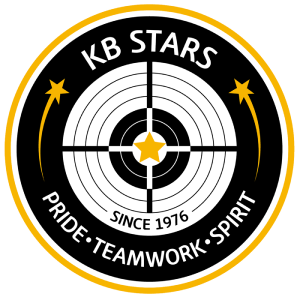 The logo of KB Kookmin Bank Stars Professional Shooting Team