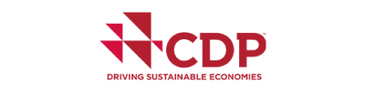Ini adalah logo CDP(Carbon Disclosure Project)