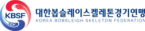 Ini adalah logo Federasi Kerangka Bobsleigh Korea