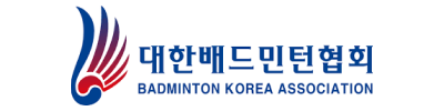 Ini adalah logo Asosiasi Bulu Tangkis Korea