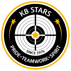 Ini adalah logo Tim Penembakan KB Starz