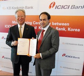 Agreement with ICIC Bank of India and opening of Mumbai branch