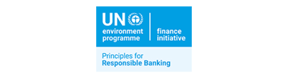 The logo of UN PRB(UN Principles for Responsible Banking)