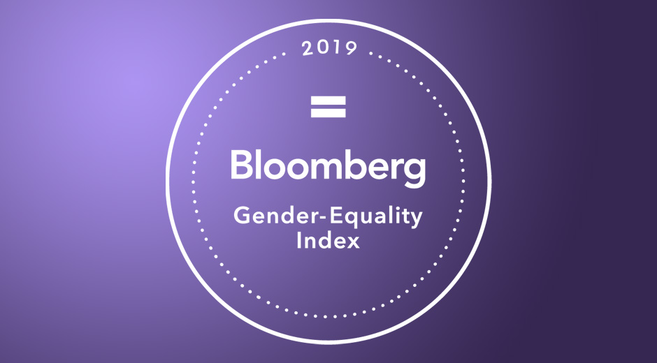 2019 블룸버그 성평등 지수(Bloomberg Gender-Equality Index) 국내 최초 편입